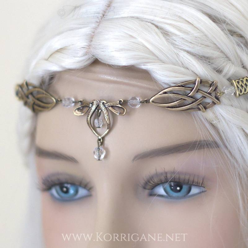 Érin Celtic Circlet Medieval Faery Tiara Bronze Érin Celtic Circlet Medieval Faery Tiara Bronze von EarthlyMoonCrafts