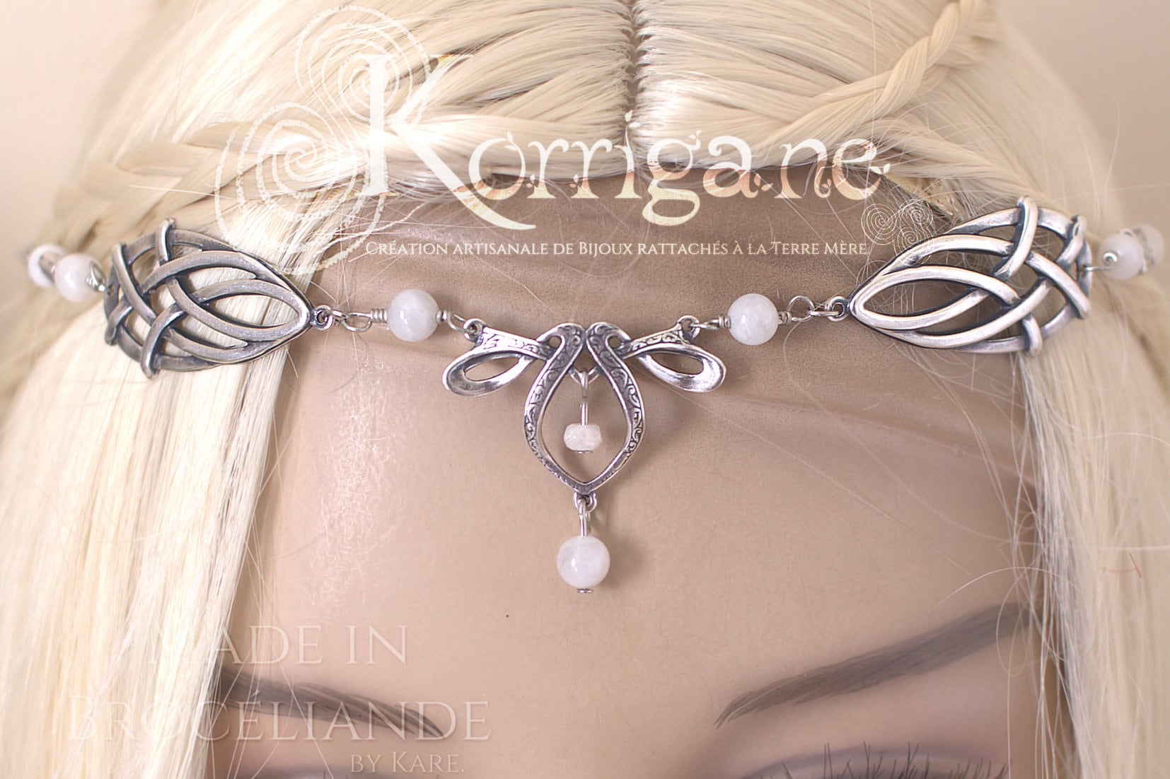 Erin Circlet - Rainbow Moonstone | Labradorite Filled Sterling Silver Celtic Elf Faery Tiara Can Be Wear As A Necklace Erin Circlet - Rainbow Moonstone | Labradorite Filled Sterling Silver Celtic Elf Faery Tiara Can Be Wear As A Necklace von EarthlyMoonCrafts