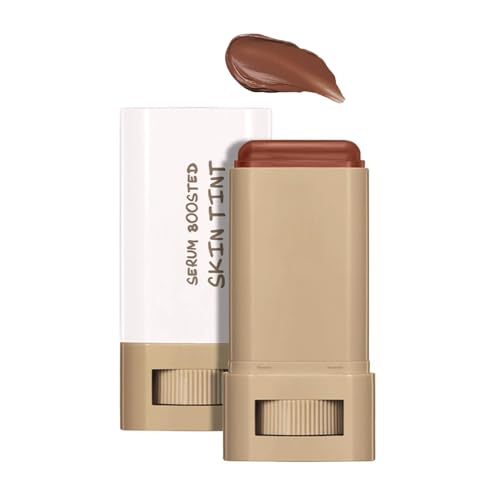 Beauty Balm Serum Boosted Skin Tint Foundation Stick, Solid Tinted Moisturizing Serum Contour Stick Foundation Face Stick,Longwear Contour Stick Foundation Face Stick, Natural Finish (#02) von EasPowest