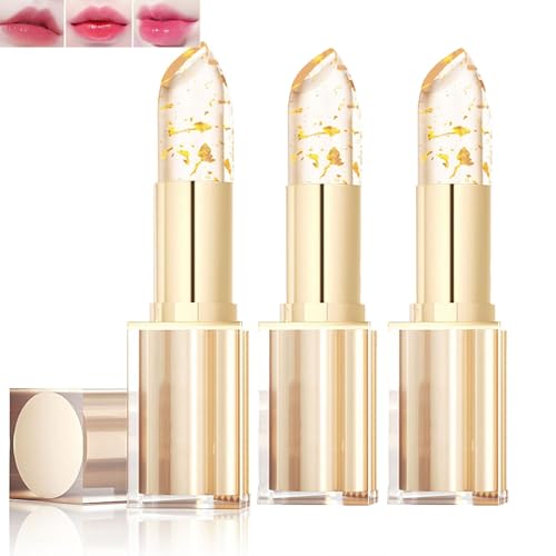 Mood Lipstick, Transferproof Color Changing Lipstick, Moisturizing Glossy Shine Lip Gloss, Deep Nourishment (3PCS) von EasPowest