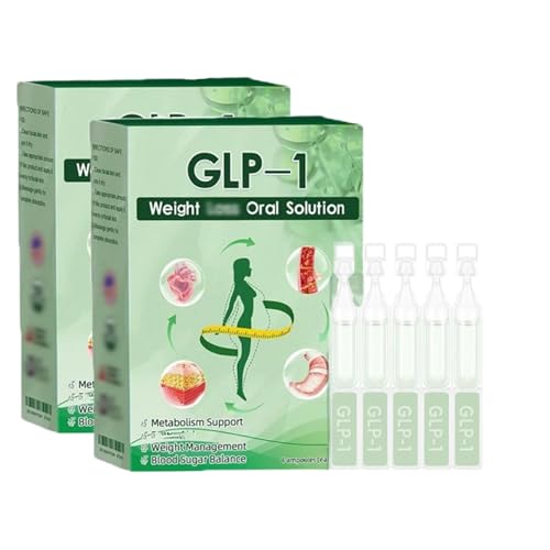 GLP-1 Orale Lösung,Professional GLP-1 Orale Flüssigkeit, Natural Tropfen für Frauen & Männer (2Box/10PCS) von EasPowest