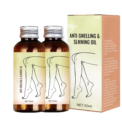 Swellclear Massage Oil for Legs, Swellclear Massage Oil, Natural Swelling Relief for Women and Men (2PCS) von EasPowest