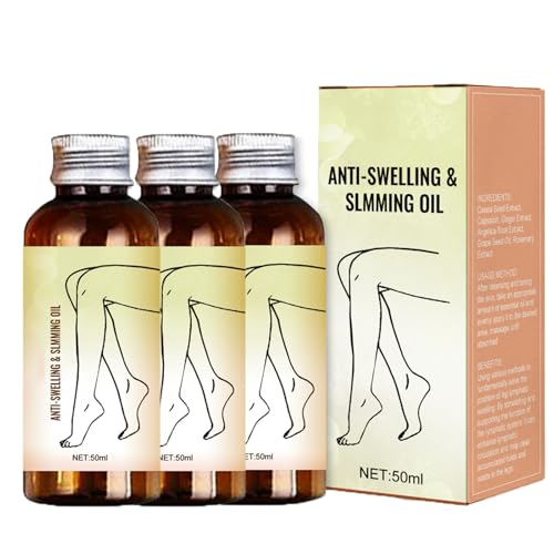Swellclear Massage Oil for Legs, Swellclear Massage Oil, Natural Swelling Relief for Women and Men (3PCS) von EasPowest