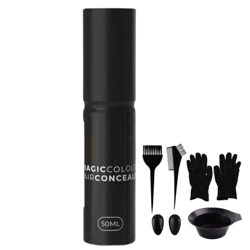 Tiveno Magiccolour™ - Färbt Kopfhaut unauffällig für dichtes & selbstbewusstes Haar, Magiccolour Concealer, Tiveno Haar-Concealer-Creme für Männer (Dark brown) von EasPowest