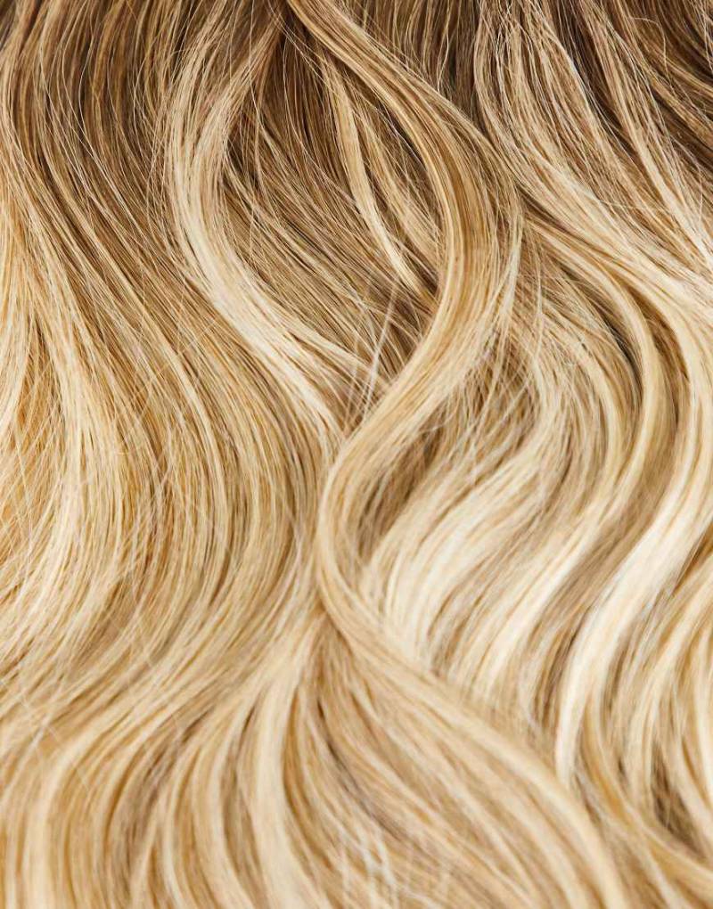 Easilocks - Clip In Some Body - Wellige Haarverlängerung - Mokkabraun, 20 Zoll-Blonde von Easilocks