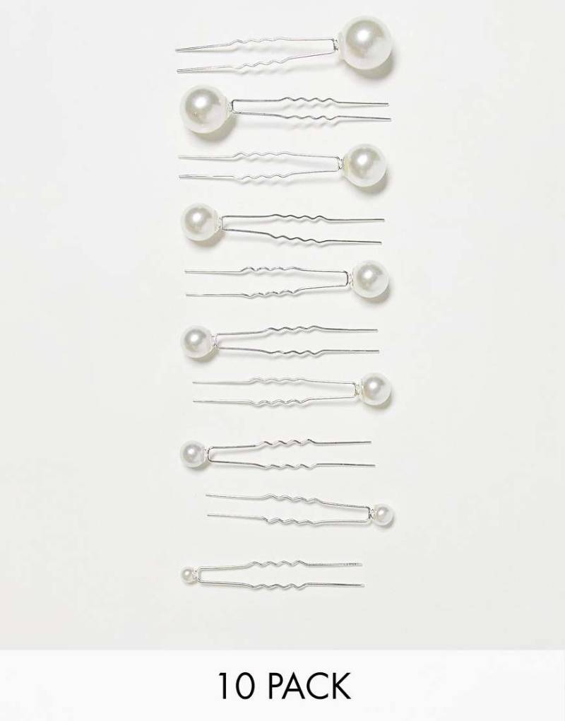 Easilocks - Pearl Collection - 10er-Pack Haarnadeln-Keine Farbe von Easilocks