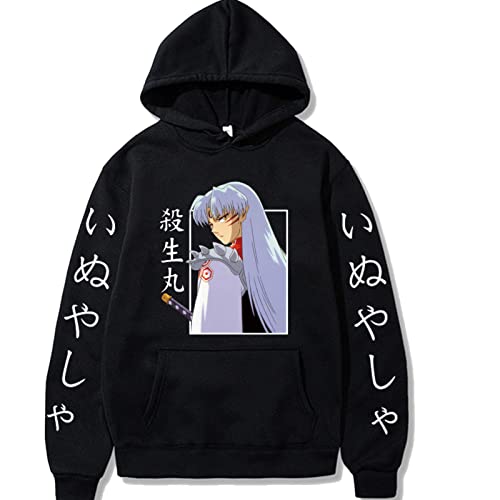 Anime Kapuzenpullover Inuyasha Sesshomaru Langarm Pullover Oberteil Lockerer Hip-Hop Pullover Mode Herren Damen Sweatshirt Top Anime Kapuzenpullover Inuyasha Sesshomaru Langarm Pullover Oberteil Lockerer Hip-Hop Pullover Mode Herren Damen Sweatshirt Top von East-hai-buy