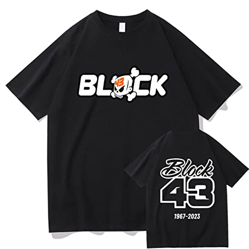 Baumwolle Tees Tops Ken Block 43 T-Shirt für Männer Frauen Mode Harajuku Grafik Brief drucken Tshirts IT1,XXL von East-hai-buy