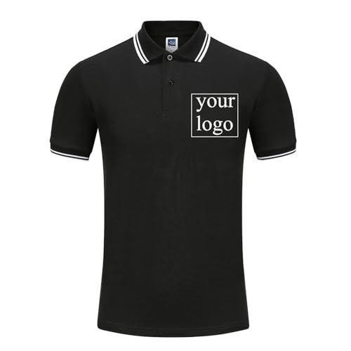Benutzerdefiniertes Poloshirt Entwerfen Sie Ihren Eigenen Text/Logo/Foto/Namen Sommer Mode Individuelle Arbeitskleidung Personalisiertes Kurzarm T-Shirt für Männer und Frauen Color5,3XL von East-hai-buy