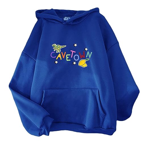 Cavetown Fan Print Hoodie Cartoon Lemon Boy Grafik Sweatshirt Männer Hoody Y2k Frauen Kawaii Fleece Pullover Blue,S von East-hai-buy