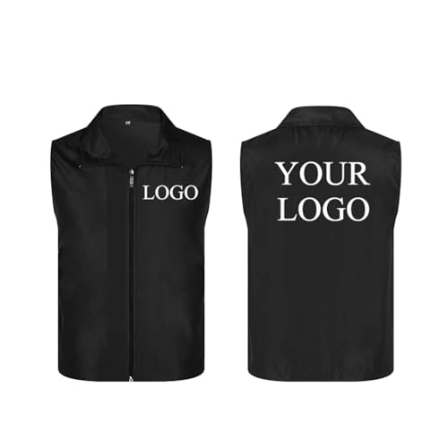 East-hai-buy Benutzerdefinierte Logo Weste Personalisierte Bild/Text Weste Sommer Ärmellose Dünne Atmungsaktive Uniform Arbeitskleidung Männer Frauen Casual Jacke Mantel Color2,M East-hai-buy Benutzerdefinierte Logo Weste Personalisierte Bild/Text Weste Sommer Ärmellose Dünne Atmungsaktive Uniform Arbeitskleidung Männer Frauen Casual Jacke Mantel Color2,M von East-hai-buy
