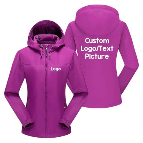 East-hai-buy Benutzerdefinierte Logo Winddichte Jacke Personalisierte Text/Bild Mantel Bergsteigen Damen Mode Wasserdicht Hoodie Outdoor DIY Dünne Sportbekleidung Color6,XXL East-hai-buy Benutzerdefinierte Logo Winddichte Jacke Personalisierte Text/Bild Mantel Bergsteigen Damen Mode Wasserdicht Hoodie Outdoor DIY Dünne Sportbekleidung Color6,XXL von East-hai-buy