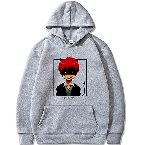 East-hai-buy Harajuku Assassination Classroom Unisex Hoodies Japanischer Anime K-arma Akabane Bedruckter Pullover Streetwear für Herren Lustige Sweatshirts von East-hai-buy