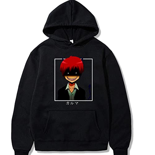 East-hai-buy Harajuku Assassination Classroom Unisex Hoodies Japanischer Anime K-arma Akabane Bedruckter Pullover Streetwear für Herren Lustige Sweatshirts von East-hai-buy