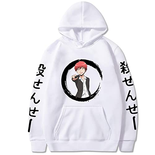 East-hai-buy Herren Kapuzenpullover Anime Assassination Classroom Bedruckte Hoodies Langarm Sweatshirt Unisex Harajuku Akabane K-arma Pullover Oberteile von East-hai-buy