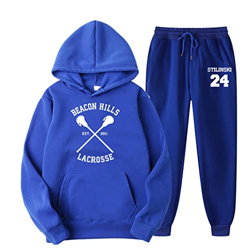 East-hai-buy Herren Trainingsanzüge Set Kapuzenpulli + Jogginghose 2er Set Fitnessanzüge Kapuzenpullover von East-hai-buy