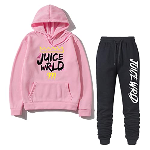 East-hai-buy Herren Trainingsanzug RIP Rapper 2PCS Outfits Set Langarm Hoodie Pullover Sweatshirts + Kordelzug Jogginghose Jogger Club Sweatsuit Kleidung von East-hai-buy