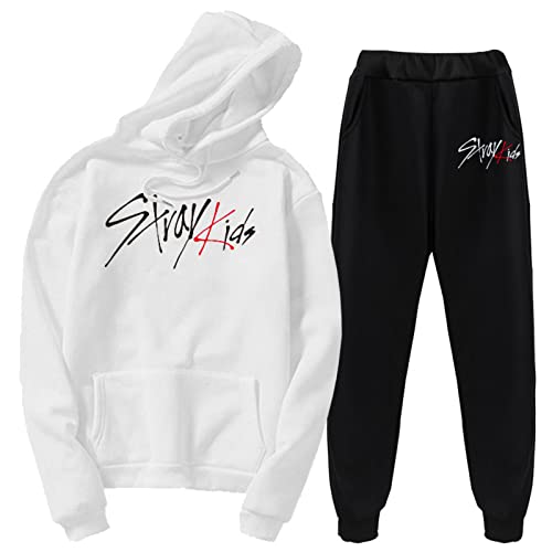 East-hai-buy KPOP Stray Kids MIROH Albumn Trainingsanzug StrayKids Minho Woojin CHANGBIN Hoodie + Hosen Männer Frauen von East-hai-buy