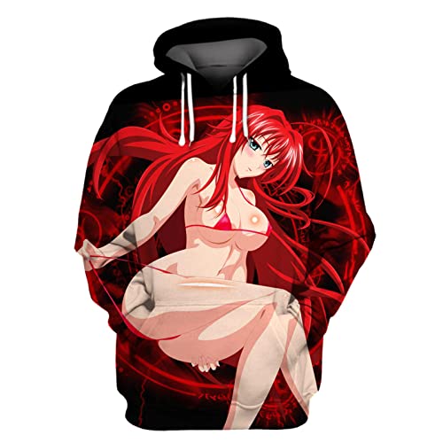 East-hai-buy Kapuzenpullover 3D Gedruckte Hoodies Anime Mädchen Druck Sweatshirts Männer Frauen Lässige Übergroße Hoodies Harajuku Pullover Jacke von East-hai-buy