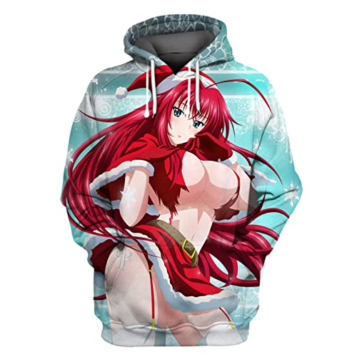 East-hai-buy Kapuzenpullover 3D Gedruckte Hoodies Anime Mädchen Druck Sweatshirts Männer Frauen Lässige Übergroße Hoodies Harajuku Pullover Jacke von East-hai-buy