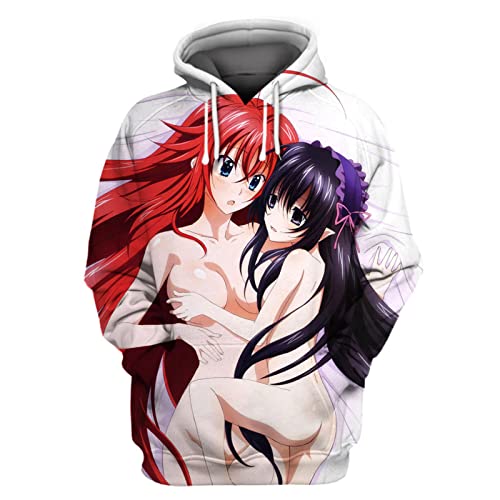 East-hai-buy Kapuzenpullover 3D Gedruckte Hoodies Anime Mädchen Druck Sweatshirts Männer Frauen Lässige Übergroße Hoodies Harajuku Pullover Jacke von East-hai-buy