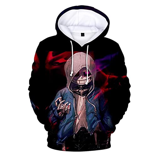 East-hai-buy Kinder Hoodies 3D Cosplay Spiel Sans Undertale Hoodie Sweatshirt Jungen Mädchen Mode Jacke Mantel Kapuzenpullover für Kinder 4-14 Jahre von East-hai-buy