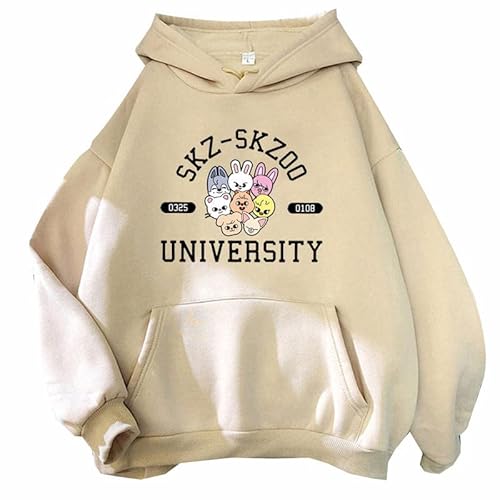 East-hai-buy Kpop Skzoo Stray Kids Hoodies Nette Frauen Pullover Streetwear Damen Kapuzenpullover Harajuku Lose Frühling Herbst Winter Sweatshirts Grafik Hoody von East-hai-buy