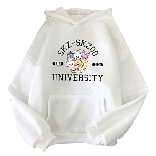 East-hai-buy Kpop Skzoo Stray Kids Hoodies Nette Frauen Pullover Streetwear Damen Kapuzenpullover Harajuku Lose Frühling Herbst Winter Sweatshirts Grafik Hoody von East-hai-buy