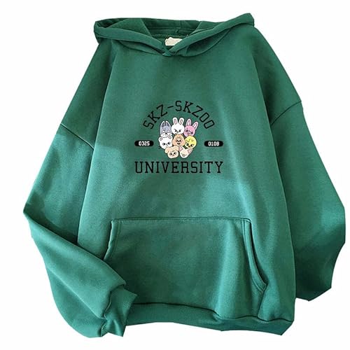 East-hai-buy Kpop Skzoo Stray Kids Hoodies Nette Frauen Pullover Streetwear Damen Kapuzenpullover Harajuku Lose Frühling Herbst Winter Sweatshirts Grafik Hoody von East-hai-buy