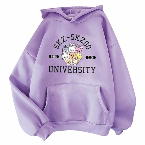 East-hai-buy Kpop Skzoo Stray Kids Hoodies Nette Frauen Pullover Streetwear Damen Kapuzenpullover Harajuku Lose Frühling Herbst Winter Sweatshirts Grafik Hoody von East-hai-buy