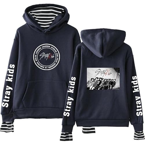 East-hai-buy Kpop Stray Kids Hoodie Frühlings Mode Kapuzenpullover Harajuku Langarm Sweatshirts Pullover Frauen Mädchen Tops von East-hai-buy