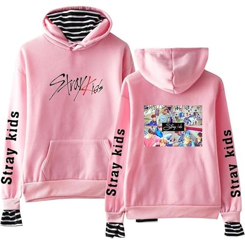 East-hai-buy Kpop Stray Kids Hoodie Frühlings Mode Kapuzenpullover Harajuku Langarm Sweatshirts Pullover Frauen Mädchen Tops von East-hai-buy