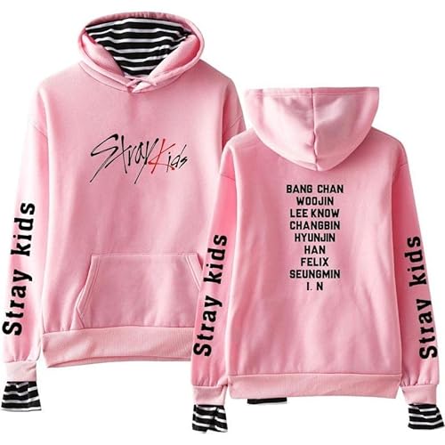 East-hai-buy Kpop Stray Kids Hoodie Frühlings Mode Kapuzenpullover Harajuku Langarm Sweatshirts Pullover Frauen Mädchen Tops von East-hai-buy