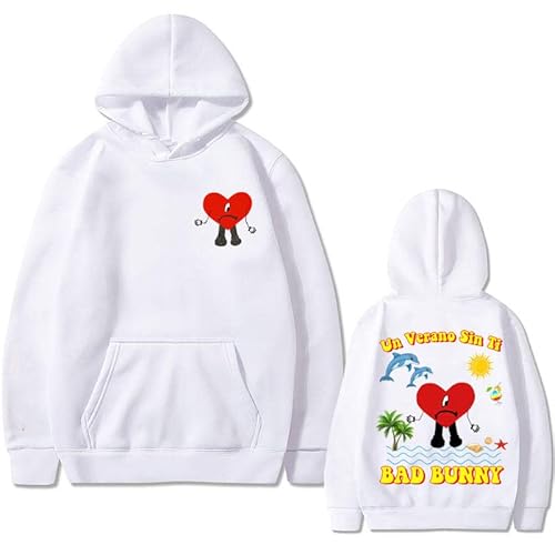 East-hai-buy Rapper Bad Bunny UN Verano SIN TI Kapuzenpullover Graphics Hoodies Männer/Frauen Lässiges Sweatshirt von East-hai-buy