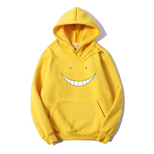 East-hai-buy Unisex Anime Assassination Classroom Hoodie Herren Kapuzenpullover Korosensei Pullover mit Rundhalsausschnitt Lässiger Sweatshirt Mantel mit Kapuze Erwachsene Kinder Hoodies von East-hai-buy