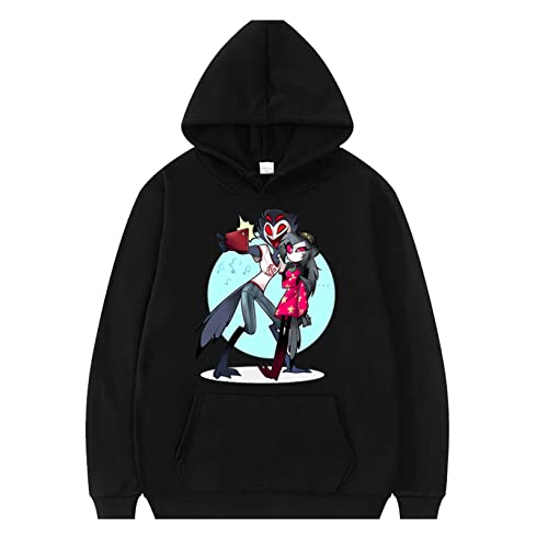 Helluva Boss Hoodies Sweatshirt Anime Stolas Blitzo Erwachsene Animierte Fans Herren Sweatshirts Casual Kapuzenpullover von East-hai-buy