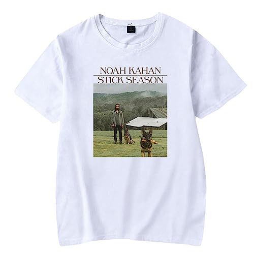 Noah Kahan T-Shirt Cosplay Männer Frauen T-Shirts Streetwear Kleidung Harajuku Unisex Kurzarm Tops color21,3XL von East-hai-buy