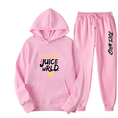 RIP Rapper Hoodies Anzug Sweatshirts Hosen 2PCS Sets Männer Frauen Hoodie Trainingsanzug Hip Hop Jogging Jogginghose Sets Pink von East-hai-buy
