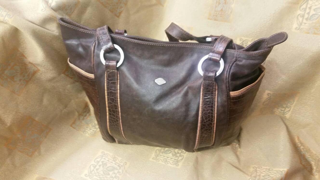 Designer Isanti Vintage Weiche Braune Leder Handtasche Accessoire Schultertasche Designer Isanti Vintage Weiche Braune Leder Handtasche Accessoire Schultertasche von EastIdahoCompany