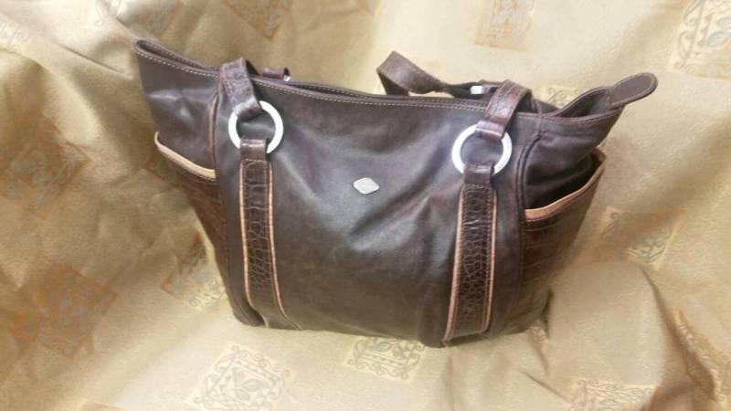 Designer Isanti Vintage Weiche Braune Leder Handtasche Accessoire Schultertasche von EastIdahoCompany
