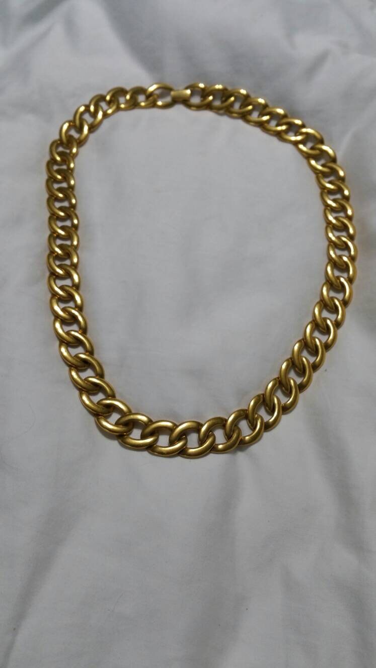Napier Große Panzerkette, 61 cm Halskette, Modeschmuck, Hollywood Regency Style, Sammlerstück Bling, Preiswertes Mode-Accessoire von EastIdahoCompany