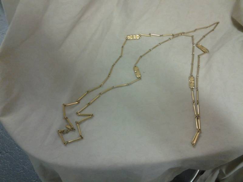 Sammlerstück Bling 155 cm Goldton Monet Kette Halskette Modeschmuck von EastIdahoCompany