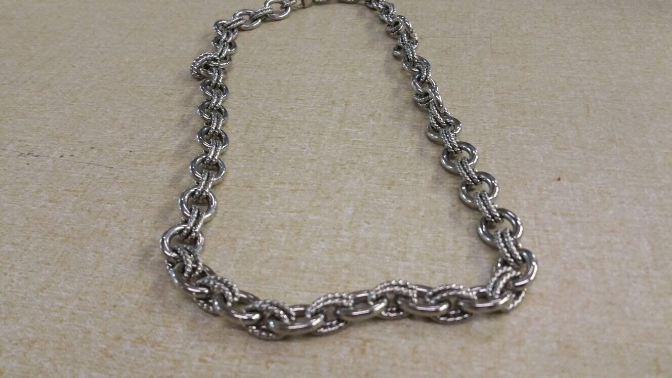 Schwere Edelstahl Milor China Unisex 22 Halskette Dual Chain Style Mode-Accessoire Modeschmuck von EastIdahoCompany