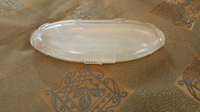 Seltene Willsonite Celluloid Brillenetui Mit Klarem Top Vintage Eye Wear Schutz von EastIdahoCompany