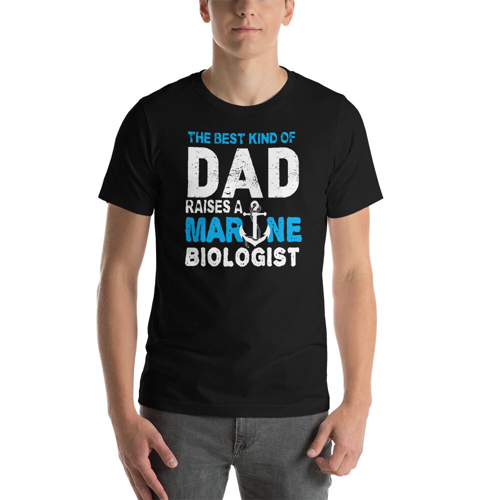 Benutzerdefinierte T-Shirt | Marine Biologen Papa Biologie-Shirt Biologe Personalisierte T-Shirt von EastWestTeez