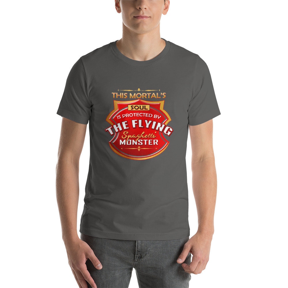 Fliegende Spaghetti-Monster-T-Shirt von EastWestTeez