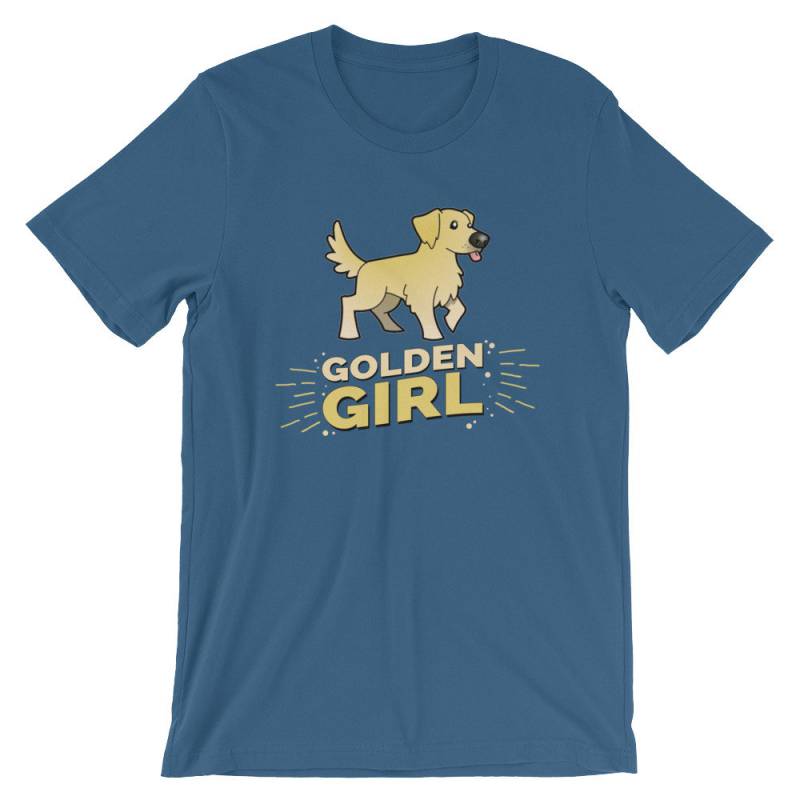 Golden Retriever T-Shirt Girl von EastWestTeez