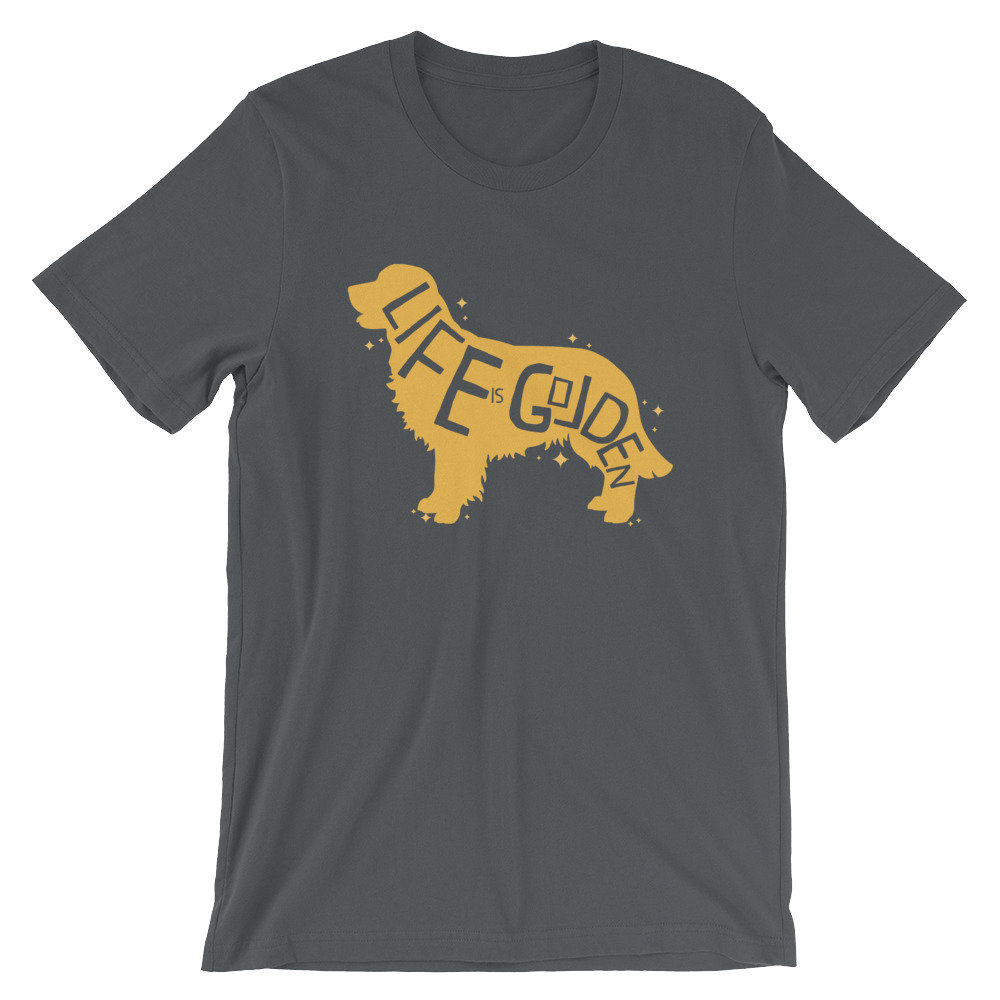 Golden Retriever T-Shirt Leben Ist Golden von EastWestTeez