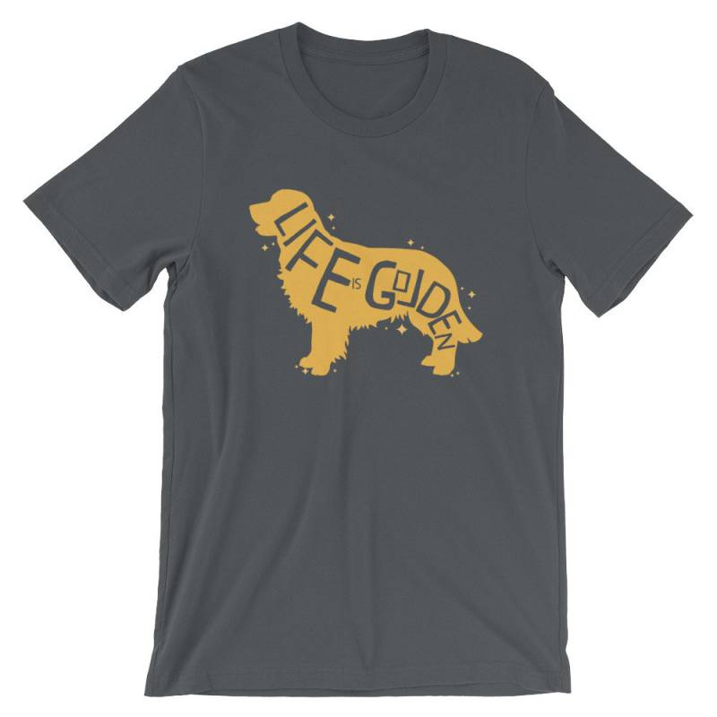 Golden Retriever T-Shirt Leben Ist Golden von EastWestTeez