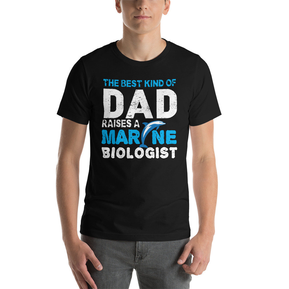 Marine Biologen T-Shirt | Personalisierte Papa Meeresbiologen Benutzerdefinierte T-Shirt von EastWestTeez